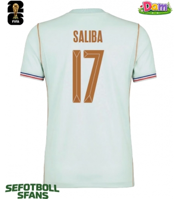 Frankrike William Saliba #17 Bortatröja Kvinnor VM 2026 Kortärmad